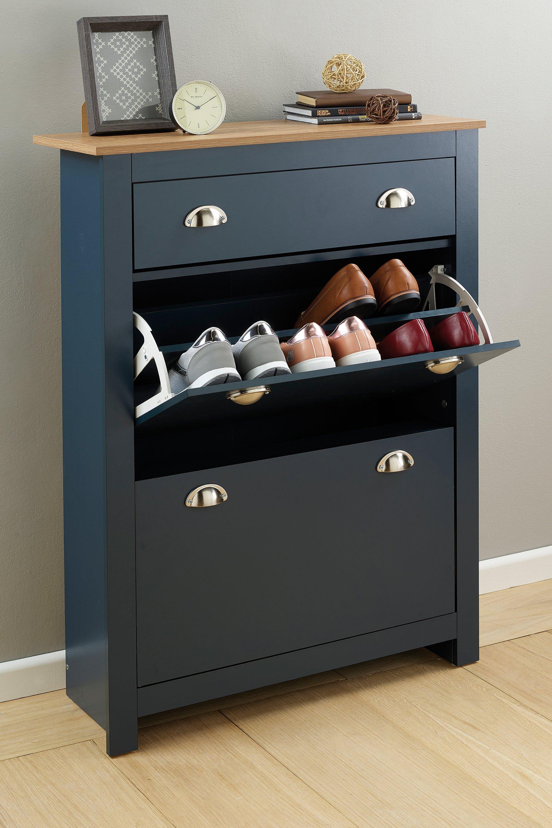 Lancaster 2 door online 1 drawer shoe cabinet